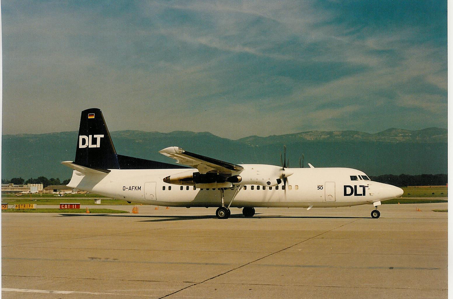 D-AFKM Fokker 50 DLT 
