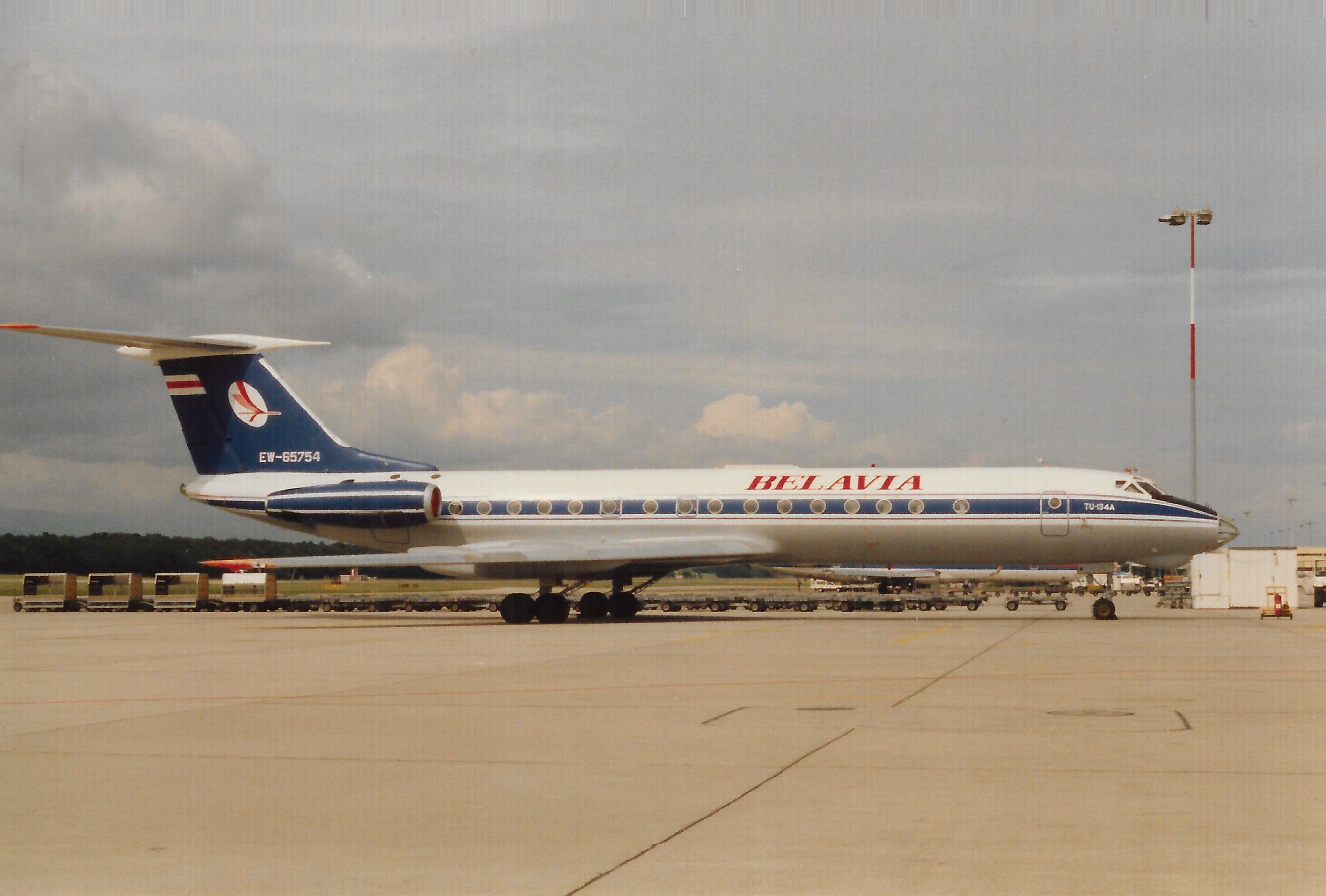 EW-65754 Tupolev Tu-134A Belavia