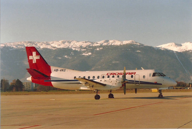 HB-AKG Saab 340 Crossair