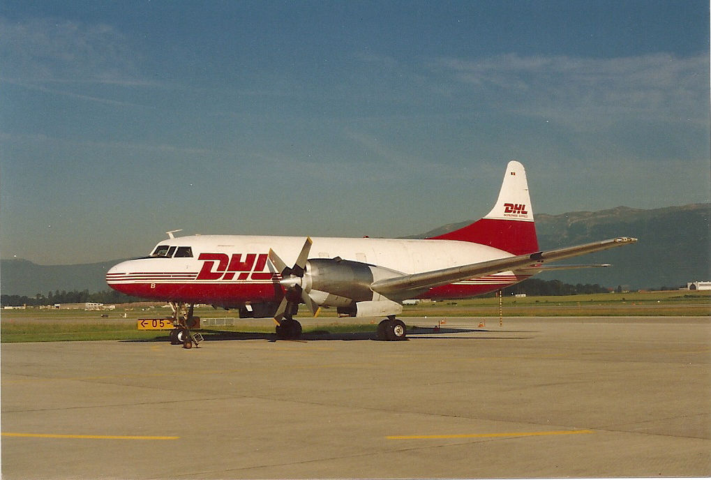 OO-DHB Convair 580F DHL
