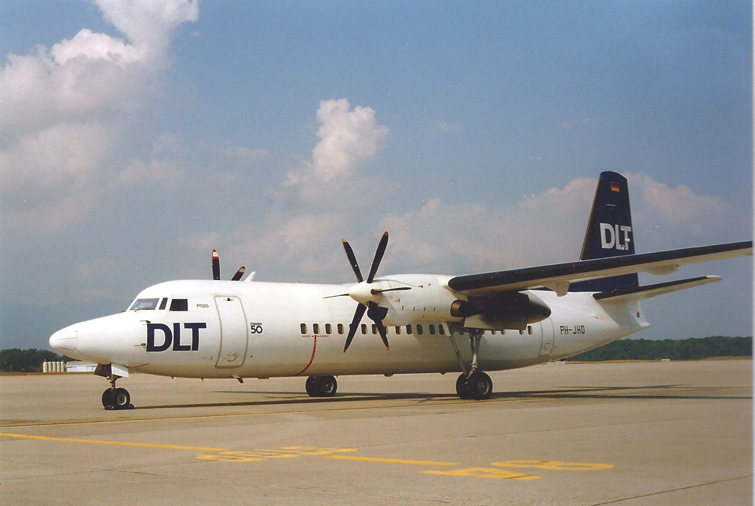 PH-JHD Fokker50 DLT